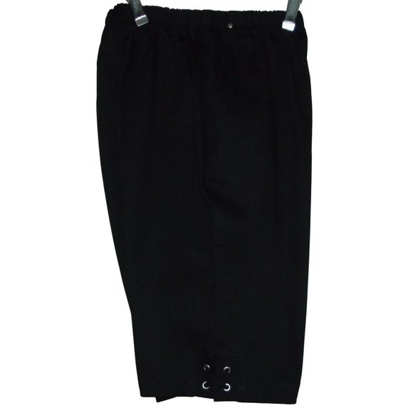 Denim+Company (d&co)Black Bermuda Shorts XXS x11"pull-on elastic high rise waist - Picture 6 of 10